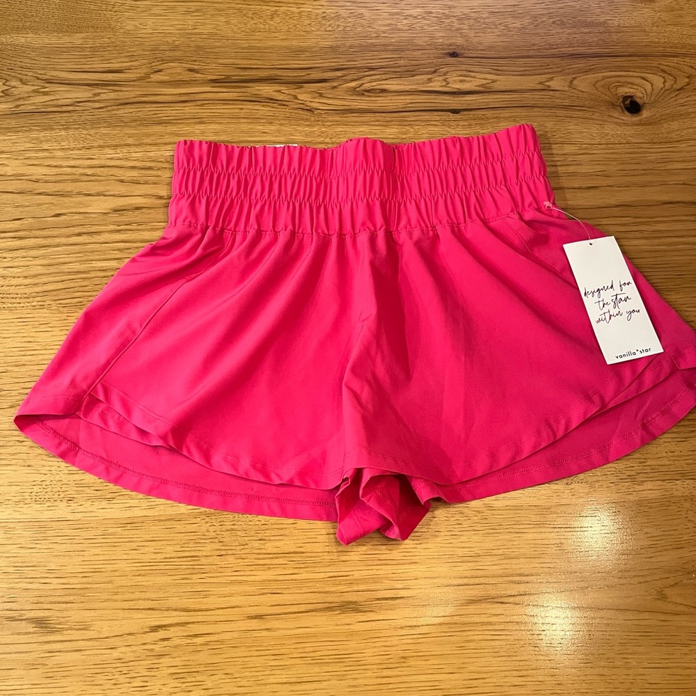 Vanilla Star Fuchsia Pink Love To Move Skort (Shorts/Skirt) M NWT